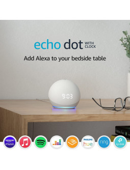 Alexa Echo Dot 4 Clock at Rs 4999/box