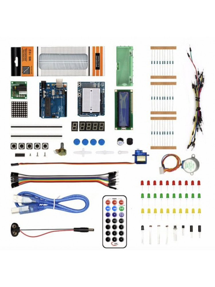 UNO based Professional Electronics Starter DIY Kit - Buy now at Best Cost