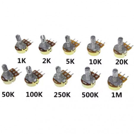 10pcs 15mm Potentiometer Kit