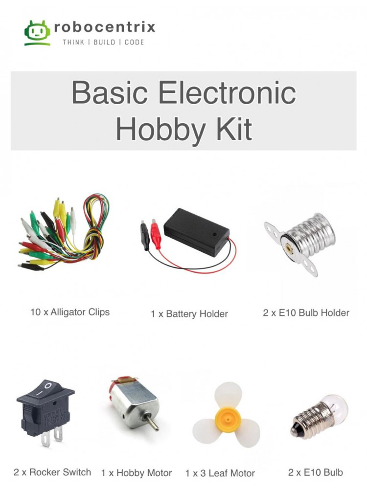 Image showcasing Basic Electronic Hobby Kit