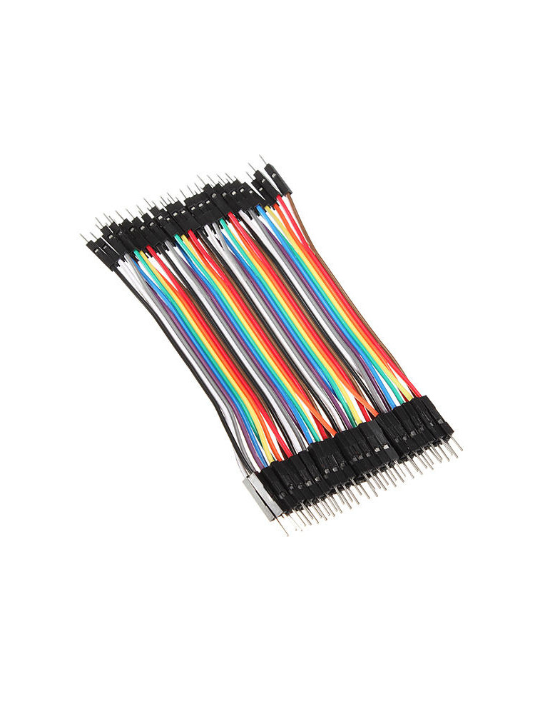 Male to Male Breadboard Jumpers - 40Pcs 20CM