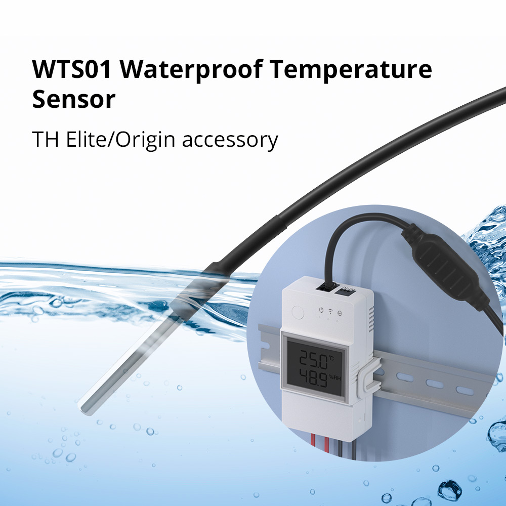 Sonoff TH Elite 16A with DS18B20 Waterproof Temperature Sensor
